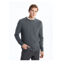 LC Waikiki Lw - Crew Neck Long Sleeve Men's Knitwear Sweater