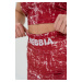 NEBBIA - Leginové šortky s vysokým pasem HAMMIES 615 (red) - NEBBIA