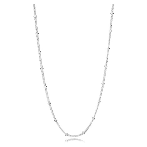 Pandora Stříbrný náhrdelník Propletené srdce 398078CZ-60 | Modio.cz
