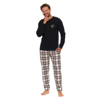Pánské pyžamo model 18838422 černé - DN Nightwear