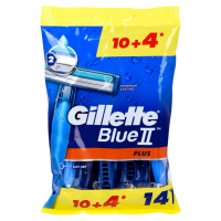 Gillette Pánská jednorázová holítka Gillette Blue2 Plus 10+4 ks