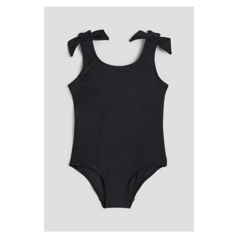 H & M - Vzorované jednodílné plavky - černá H&M