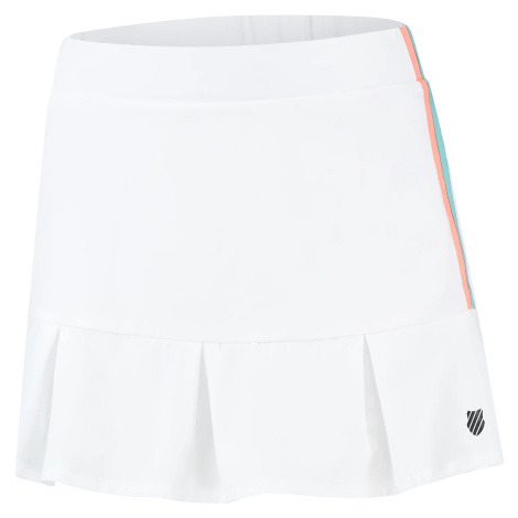 Dámská sukně K-Swiss Hypercourt Pleated Skirt 3 White L