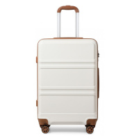 Kono cestovní kufr na kolečkách ABS - 96L - béžovo hnědý