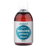 Allnature Koloidní stříbro Ag200 25ppm 500 ml