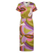 Zilch 41EVI40.286P 001250 - Dámské šaty Sixties Lavender mix barev