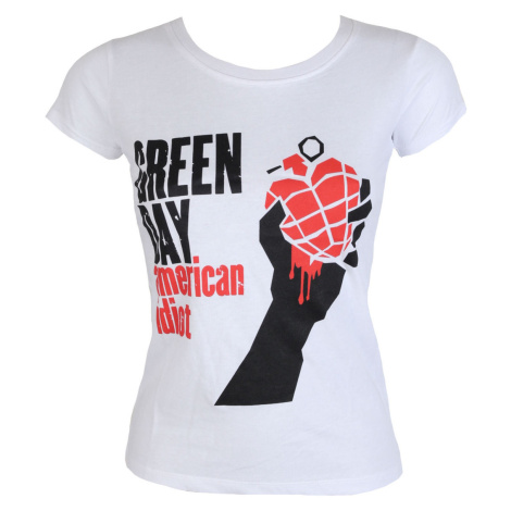 Tričko metal dámské Green Day - American Idiot - ROCK OFF - GDTSW12LW