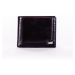 Pánská peněženka z pravé kůže s černým embosováním