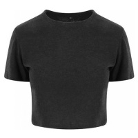 Just Ts Směsové vypasované crop top tričko do pasu