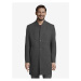 Tmavě šedý pánský vzorovaný zimní kabát Tom Tailor Denim - Pánské