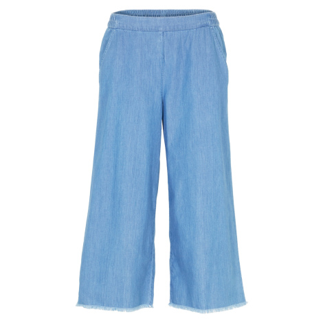 BONPRIX 3/4 kalhoty v riflovém vzhledu Barva: Modrá, Mezinárodní