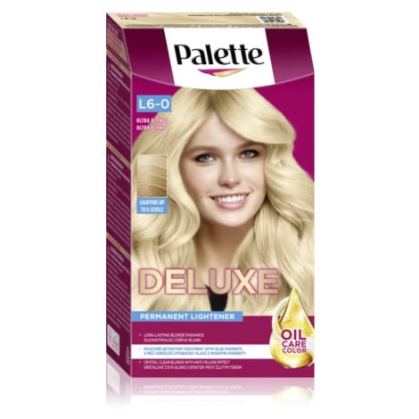 Schwarzkopf Palette Deluxe odbarvovač pro zesvětlení vlasů odstín L6-0 Ultra blond 1 ks