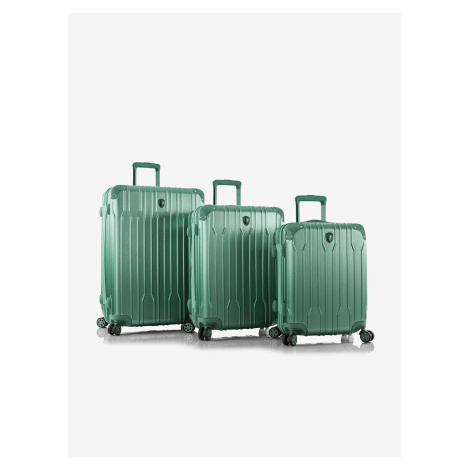 Sada tří cestovních kufrů v zelené barvě Heys Xtrak S,M,L