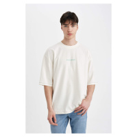 DEFACTO Loose Fit Crew Neck Printed T-Shirt