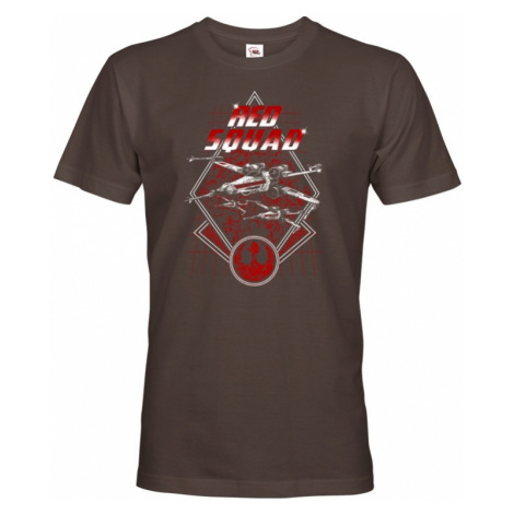 Pánské tričko Star Wars  X-Wing Red Squadron - pro opravdové fanoušky BezvaTriko