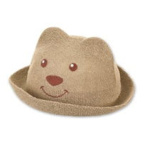 Sterntaler Slaměný klobouk Bear beige