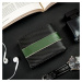 Pánská kožená peněženka Peterson PTN 304 MOTO2 černá / zelená