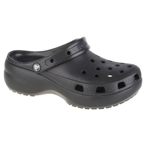 ČERNÉ DÁMSKÉ PANTOFLE CROCS CLASSIC PLATFORM CLOG Černá