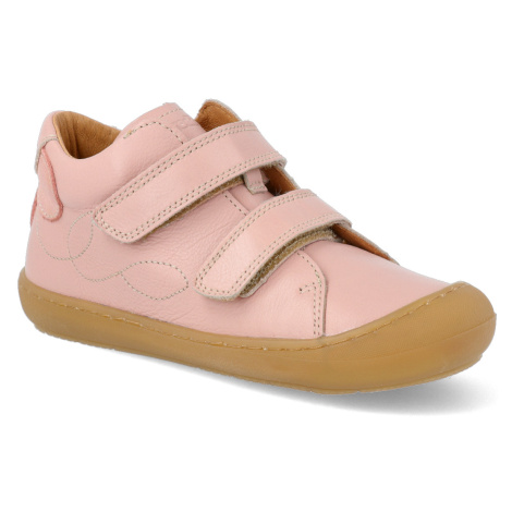 Kotníková obuv Froddo - Ollie Velcro Pink s aplikací růžová