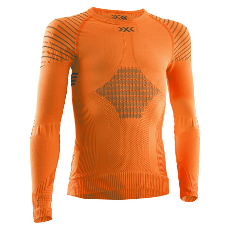 X-Bionic Invent 4.0 shirt round neck LG SL JR IN-YT06W19J-O021 - sunset orange