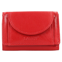 Dámská kožená slim peněženka Lagen Ariela - červená