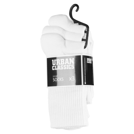 Sportovní ponožky 3-Pack bílé Urban Classics