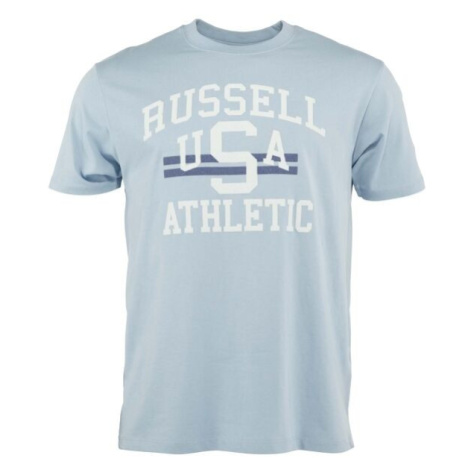 Russell Athletic T-SHIRT Pánské tričko, světle modrá, velikost