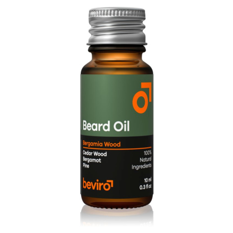 Beviro Bergamia Wood olej na vousy s vůní dřeva 10 ml