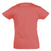 SOĽS Cherry Dívčí triko s krátkým rukávem SL11981 Coral