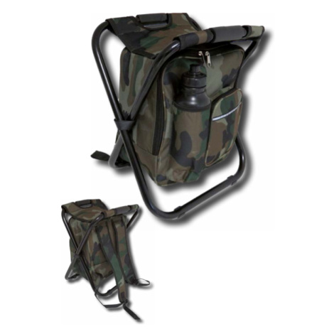 Behr batoh s židličkou backpack camou seat