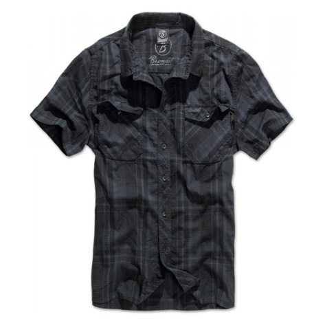 Pánská košile Brandit Roadstar Shirt - černá,modrá
