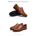 Pánské kožené mokasíny nazouvací obuv loafers