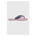 Žabky Pepe Jeans Bay Beach Brand W dámské, růžová barva, na plochém podpatku