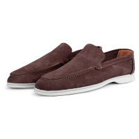 Ducavelli Facile Suede Genuine Leather Men's Casual Shoes Loafer Shoes Brown