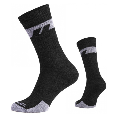 Ponožky Alpine Merino Medium Pentagon® – Černá PentagonTactical