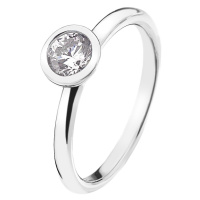 Hot Diamonds Stříbrný prsten Emozioni Scintilla Clear Innocence ER018 55 mm