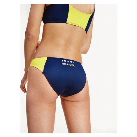 Spodní díl plavek UW0UW02080-ZGT žlutomodrá - Tommy Hilfiger