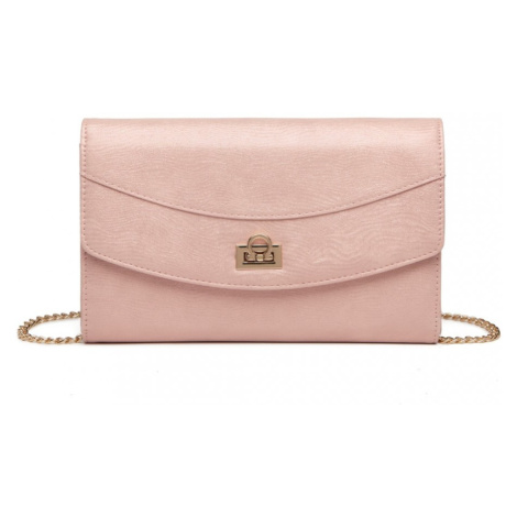 Miss Lulu dámská elegantní společenská kabelka LP2219 - růžová