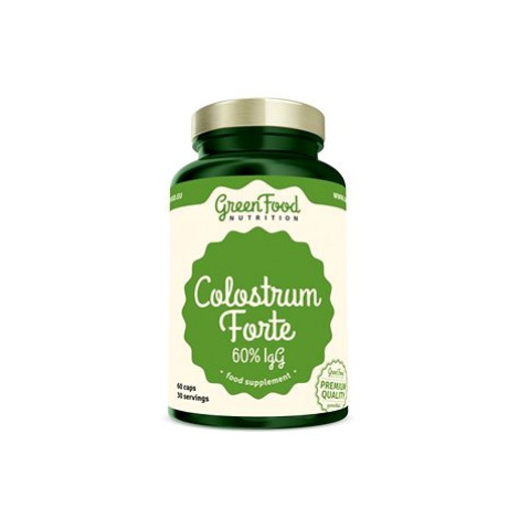 GreenFood Nutrition Colostrum Forte 60% IgG 60cps