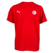 Puma LIGA CASUALS TEE JR SLAVIA Dětské sportovní triko, červená, velikost