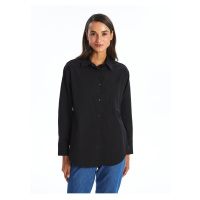 LC Waikiki Lcw Plain Long Sleeve Oversize Poplin Women's Shirt