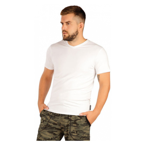 Pánské triko s krátkým rukávem Litex 9D071 | bílá