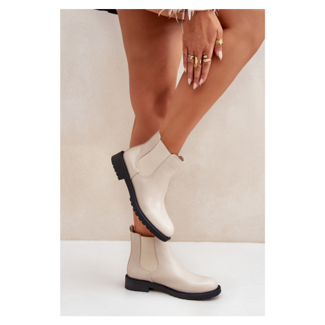 Dámské boty na plochém podpatku Selanna