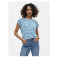 Bílo-modré dámské pruhované tričko Vero Moda Ava - Dámské