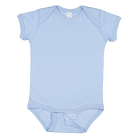 Rabbit Skins Kojenecké body s krátkým rukávem 4424EU Light Blue