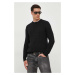 Kašmírový svetr Polo Ralph Lauren pánský, černá barva