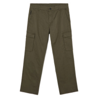 Cropp - Kalhoty s cargo kapsami - Khaki