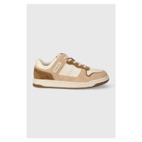 Kožené sneakers boty Coach C201 béžová barva, CR955