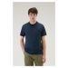 Tričko woolrich sheep tee melton blue