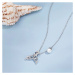 Éternelle Stříbrný náhrdelník Mystic Ocean - stříbro 925/1000, mořská panna NH1231-N001104B Stří